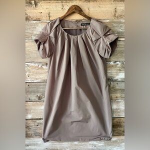 MORINE COMTE MARANT Pleated Shoulder Shift Dress | Size 6 | Nordstrom Exclusive